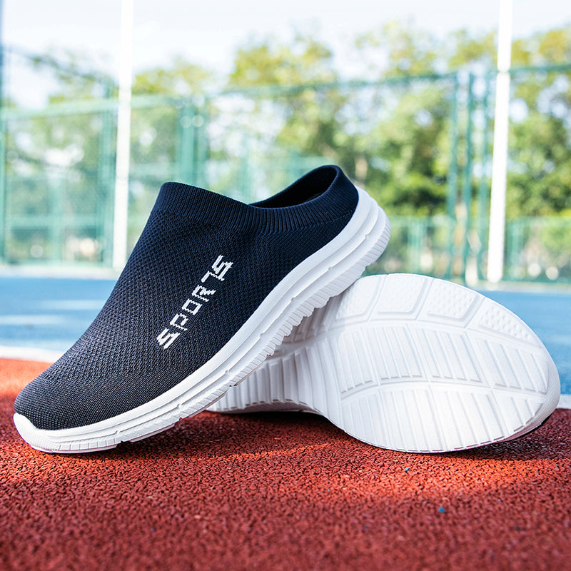 (⏰Limited Time Sale 49% OFF 🔥) Men's Orthopedic Slip-On Loafers Walking Shoes: Casual Canvas Plantar Fasciitis Loafers with Arch Support, Comfortable Orthotic Shoes for Foot and Heel Pain Relief-SCSLUXE