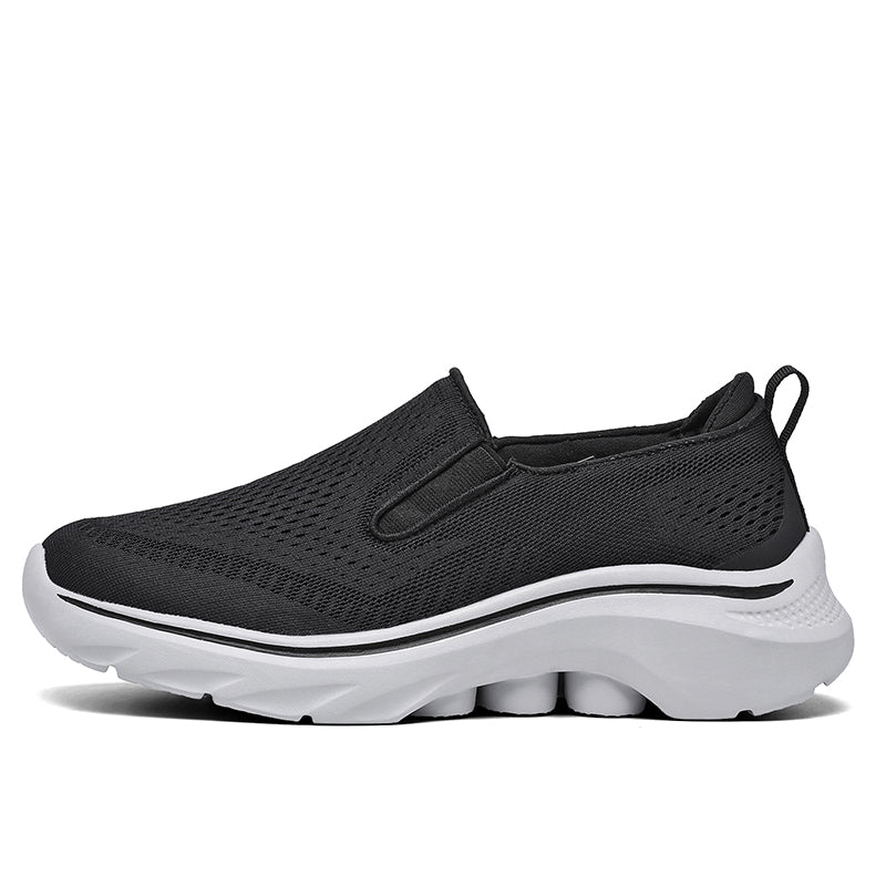 Men's Slip-On Running Walking Shoes - Zero Laces Comfort, Non-Slip Traction & Cushioned Support-SCSLUXE
