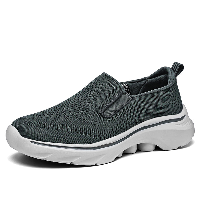 Men's Slip-On Running Walking Shoes - Zero Laces Comfort, Non-Slip Traction & Cushioned Support-SCSLUXE