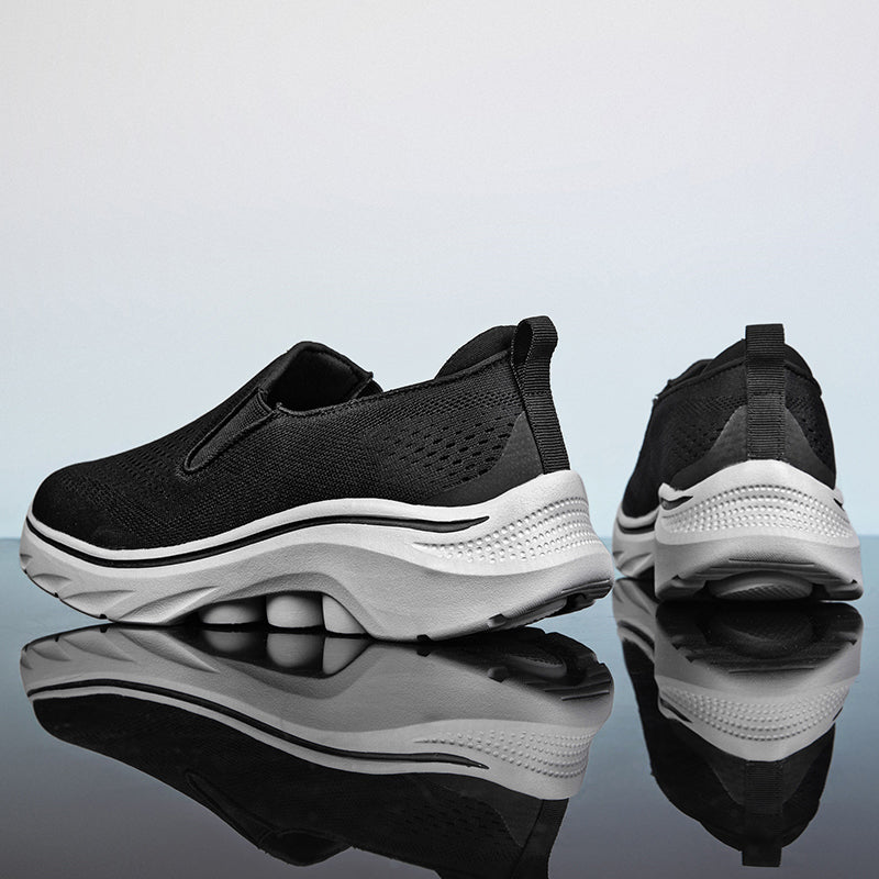 Men's Slip-On Running Walking Shoes - Zero Laces Comfort, Non-Slip Traction & Cushioned Support-SCSLUXE