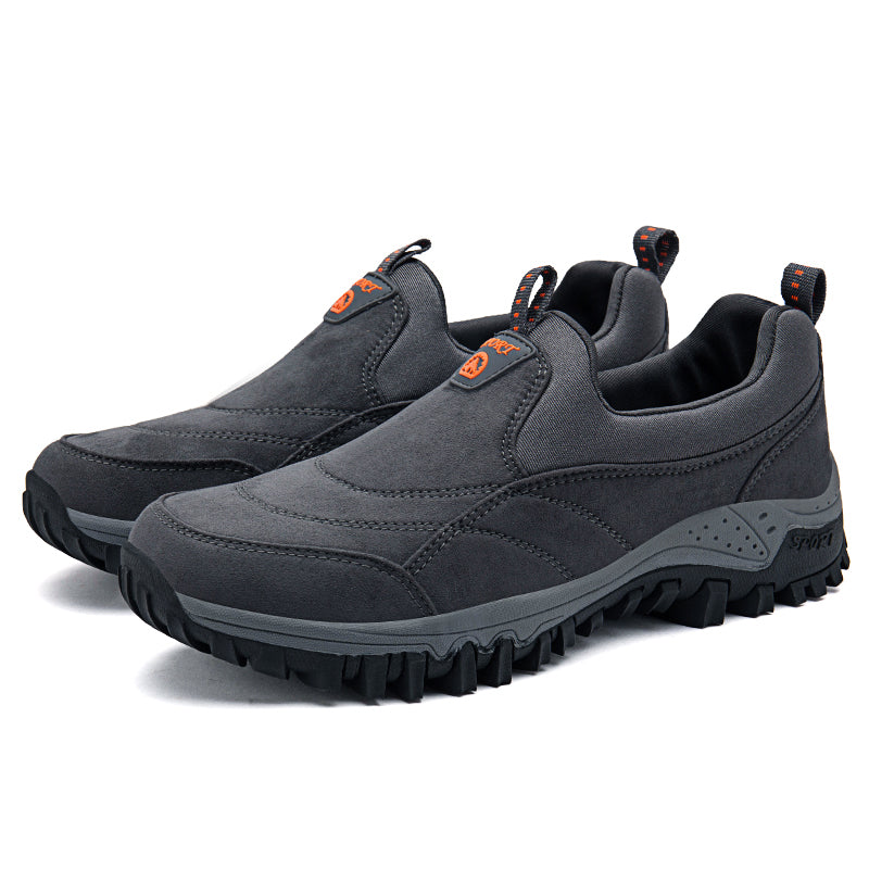 (⏰Last Day 70% OFF🔥) Veteran-Recommended Men's Slip-On Work Shoes – Cushioned Comfort, Arch Support, Non-Slip, Lightweight, All-Day Stability-SCSLUXE