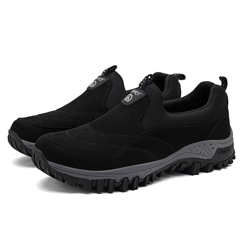(⏰Last Day 70% OFF🔥) Veteran-Recommended Men's Slip-On Work Shoes – Cushioned Comfort, Arch Support, Non-Slip, Lightweight, All-Day Stability-SCSLUXE