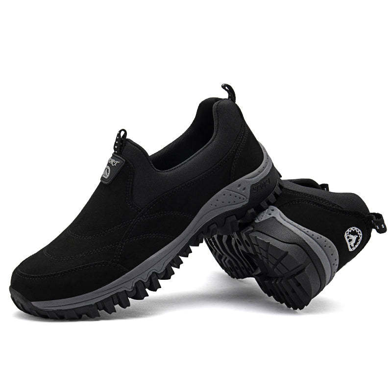 (⏰Last Day 70% OFF🔥) Veteran-Recommended Men's Slip-On Work Shoes – Cushioned Comfort, Arch Support, Non-Slip, Lightweight, All-Day Stability-SCSLUXE