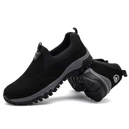 (⏰Last Day 70% OFF🔥) Veteran-Recommended Men's Slip-On Work Shoes – Cushioned Comfort, Arch Support, Non-Slip, Lightweight, All-Day Stability-SCSLUXE
