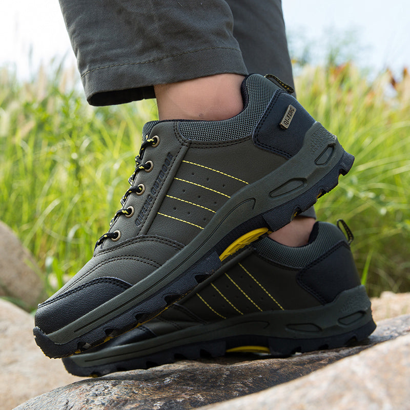 (💥Hot-Selling : 49% OFF Sale!🔥)Men’s Leather Hiking & Outdoor Shoes – Orthopedic Comfort, Non-Slip, Lightweight, Breathable, Durable 3 Years-SCSLUXE