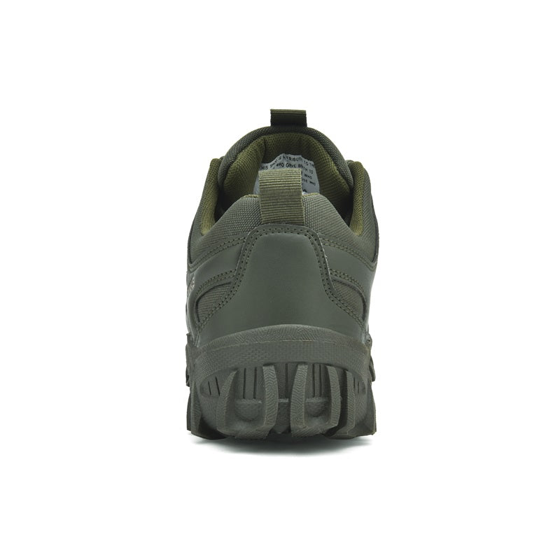 Men’s Lightweight Hiking/Work Shoes — Multi-Terrain Slip-Resistant, Breathable Quick-Dry Mesh, Shock-Absorbing Arch Support, Wide Protective Toe & Ankle Support-SCSLUXE