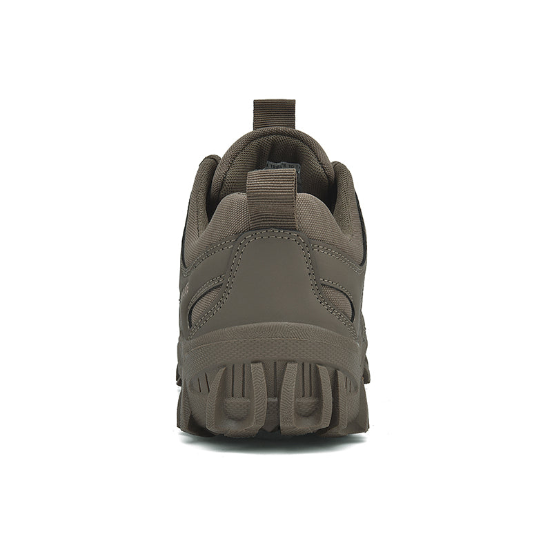 Men’s Lightweight Hiking/Work Shoes — Multi-Terrain Slip-Resistant, Breathable Quick-Dry Mesh, Shock-Absorbing Arch Support, Wide Protective Toe & Ankle Support-SCSLUXE