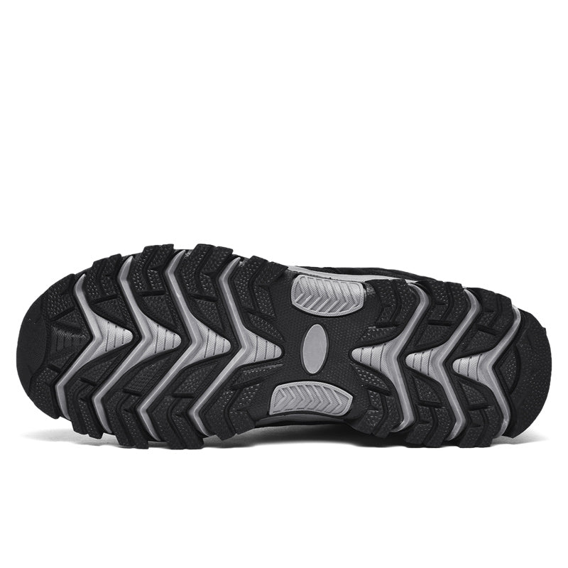 Men's Outdoor Hiking Work Boots - Slip-Resistant & Abrasion-Proof for Mountain/Construction-SCSLUXE