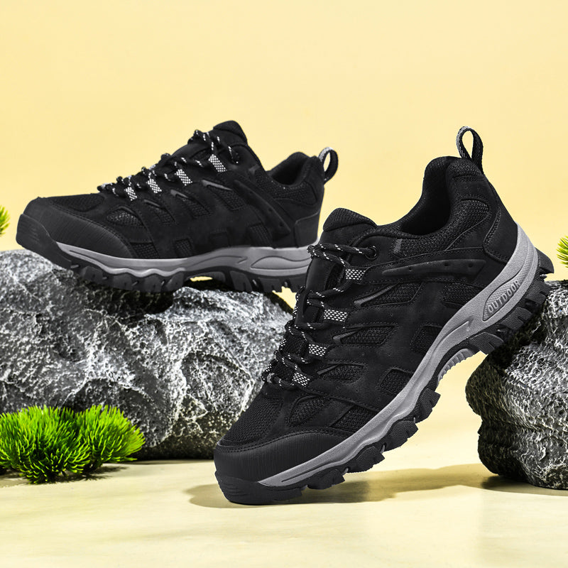 Men's Outdoor Hiking Work Boots - Slip-Resistant & Abrasion-Proof for Mountain/Construction-SCSLUXE