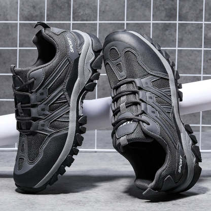 Men’s Trail Hiking Shoes – Lightweight Breathable Quick-Dry, Multi-Terrain Grip, Arch-Support Cushioning, Protective Toe-SCSLUXE