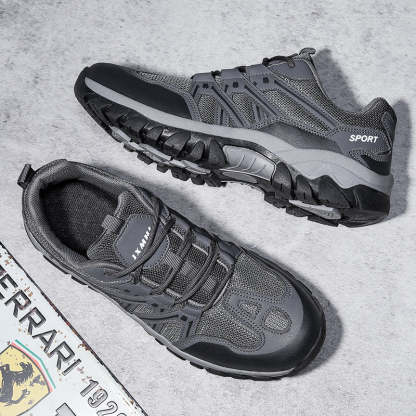 Men’s Trail Hiking Shoes – Lightweight Breathable Quick-Dry, Multi-Terrain Grip, Arch-Support Cushioning, Protective Toe-SCSLUXE