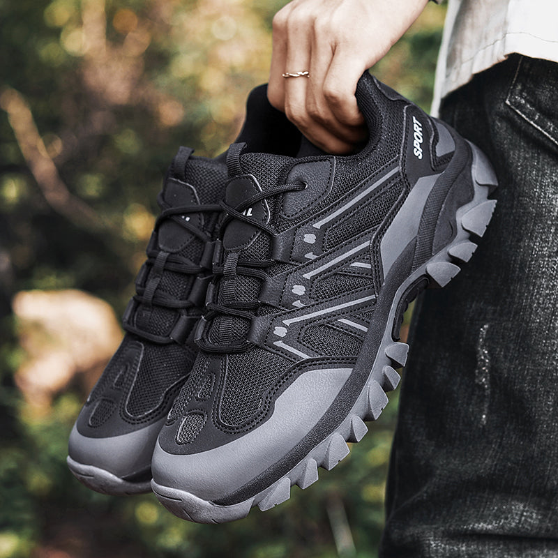 Men’s Trail Hiking Shoes – Lightweight Breathable Quick-Dry, Multi-Terrain Grip, Arch-Support Cushioning, Protective Toe-SCSLUXE