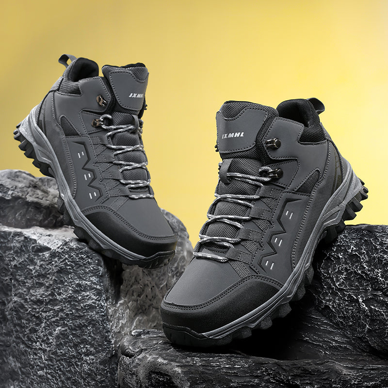 Orthopedic Hiking Boots for Men – Waterproof, Arch Support, Pain-Relief Comfort for Plantar Fasciitis & Foot Ailments-SCSLUXE