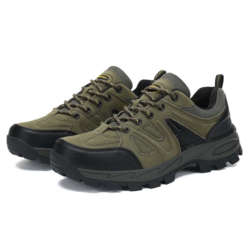 Men's Orthopedic Arch Support Wide Toe Ankle Support Hiking Shoes Waterproof Non-slip Anti-puncture Work Shoes-SCSLUXE