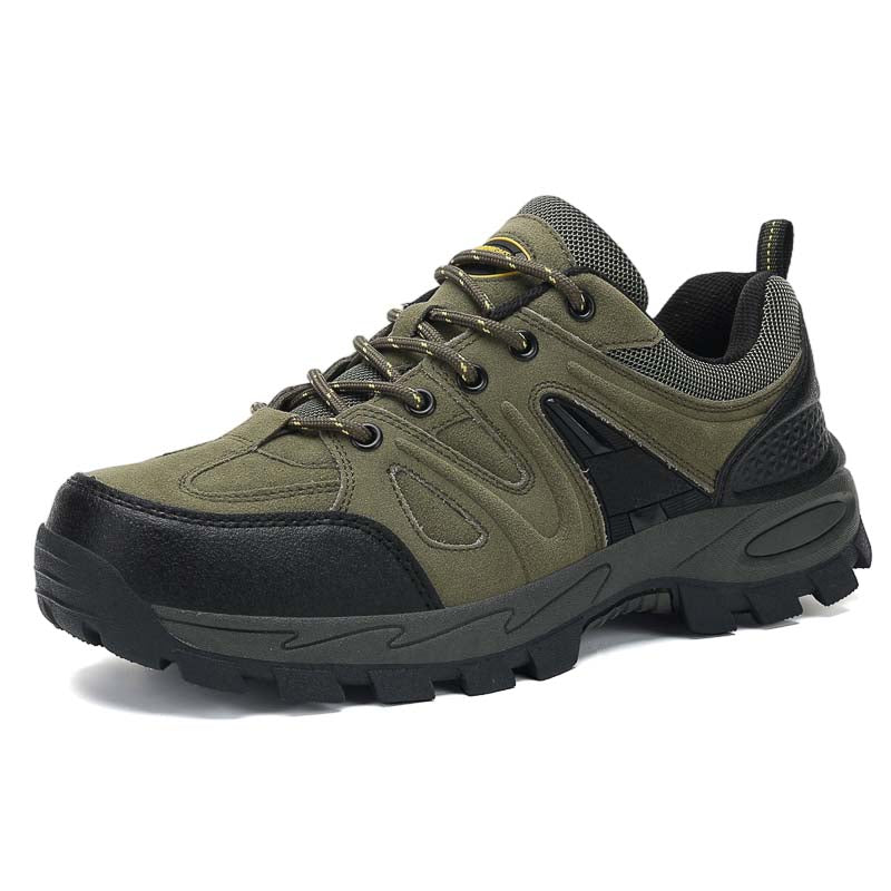 Men's Orthopedic Arch Support Wide Toe Ankle Support Hiking Shoes Waterproof Non-slip Anti-puncture Work Shoes-SCSLUXE