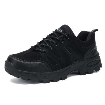 Men's Orthopedic Arch Support Wide Toe Ankle Support Hiking Shoes Waterproof Non-slip Anti-puncture Work Shoes-SCSLUXE
