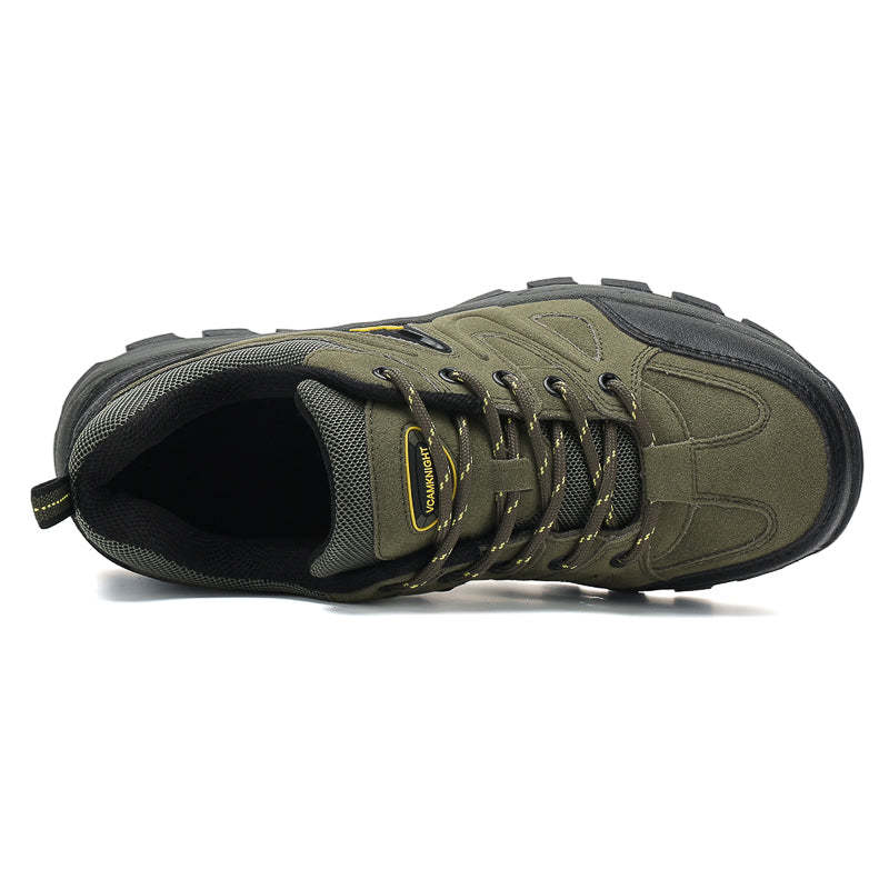 Men's Orthopedic Arch Support Wide Toe Ankle Support Hiking Shoes Waterproof Non-slip Anti-puncture Work Shoes-SCSLUXE