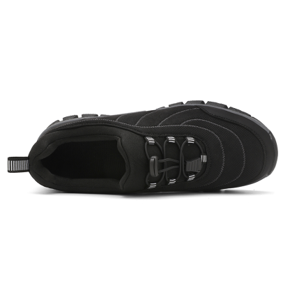Men‘s’ Slip-On Running Walking Shoes - Zero Laces Comfort, Non-Slip Traction & Cushioned Support