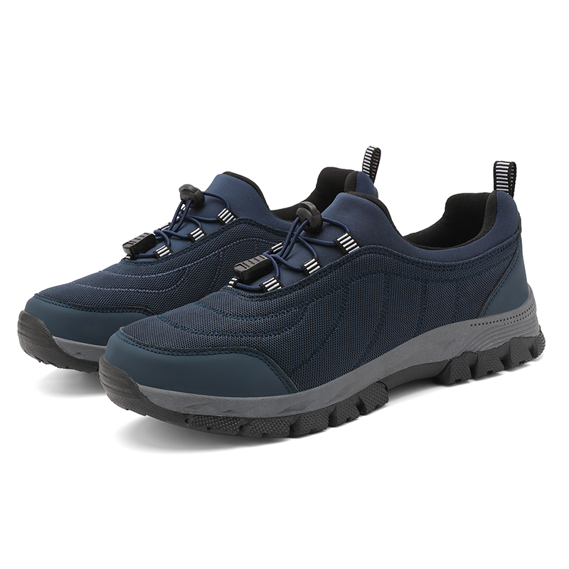 Men‘s’ Slip-On Running Walking Shoes - Zero Laces Comfort, Non-Slip Traction & Cushioned Support