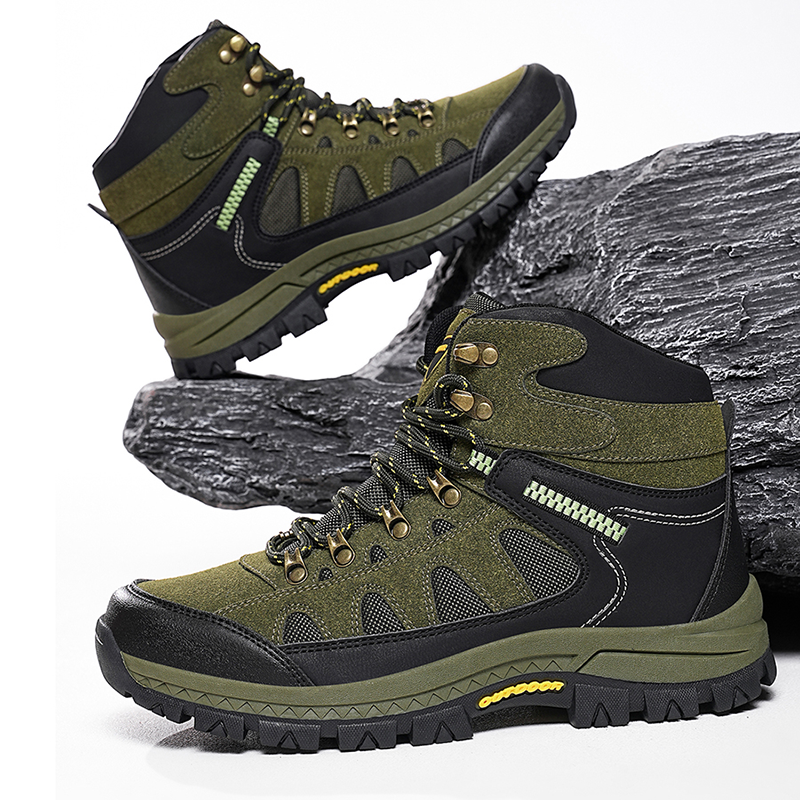 Walk Pain-Free Again — Men’s Waterproof Hiking & Work Boots with Arch Support & Wide Toe Comfort