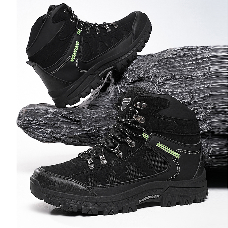 Walk Pain-Free Again — Men’s Waterproof Hiking & Work Boots with Arch Support & Wide Toe Comfort