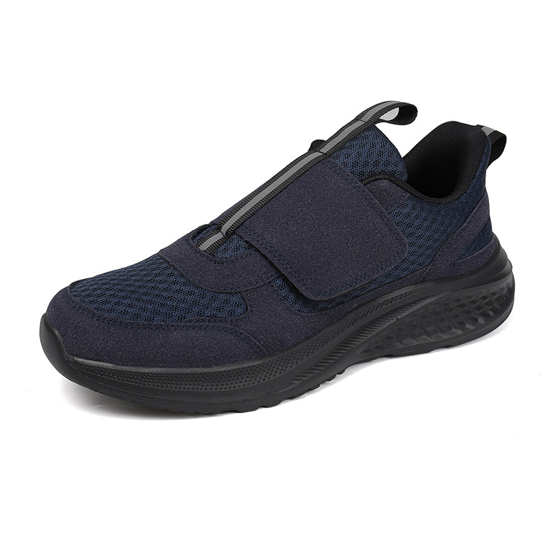 Men‘s’ Slip-On Running Walking Shoes - Zero Laces Comfort, Non-Slip Tr