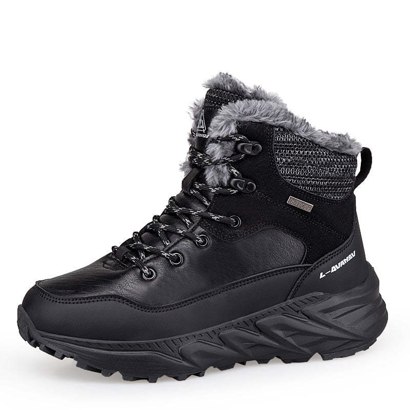 Men's Wide Fit Winter Work & Hiking Shoes – Waterproof, Steel Toe, Pai