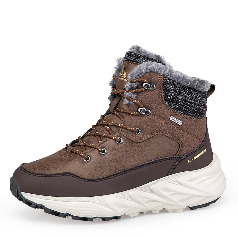 Men's Wide Fit Winter Work & Hiking Shoes – Waterproof, Steel Toe, Pai