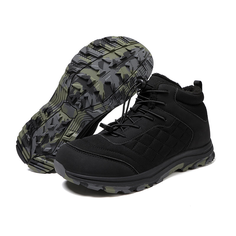 Men Combat Boots Waterproof Non-Slip Hiking Boots Anti-Puncture Anti-Sprain Work Boots