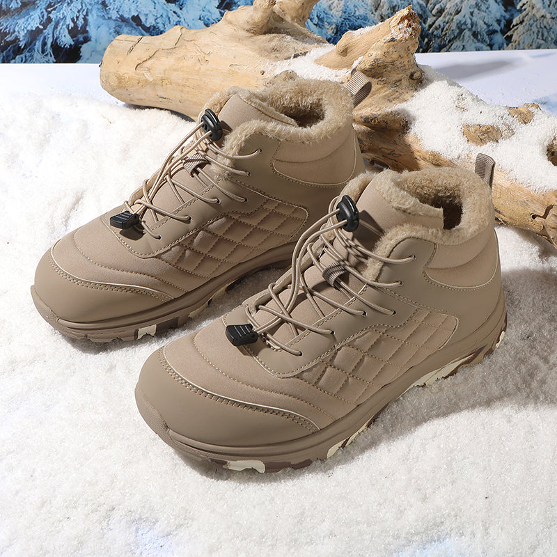 Men Combat Boots Waterproof Non-Slip Hiking Boots Anti-Puncture Anti-Sprain Work Boots