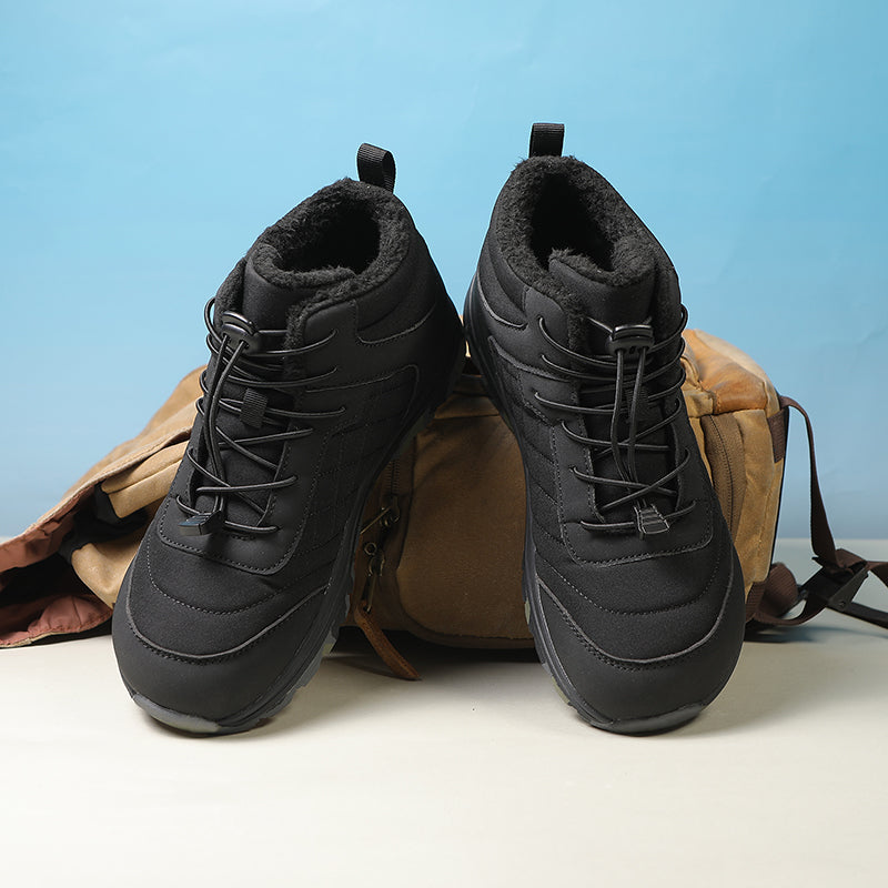 Men Combat Boots Waterproof Non-Slip Hiking Boots Anti-Puncture Anti-Sprain Work Boots