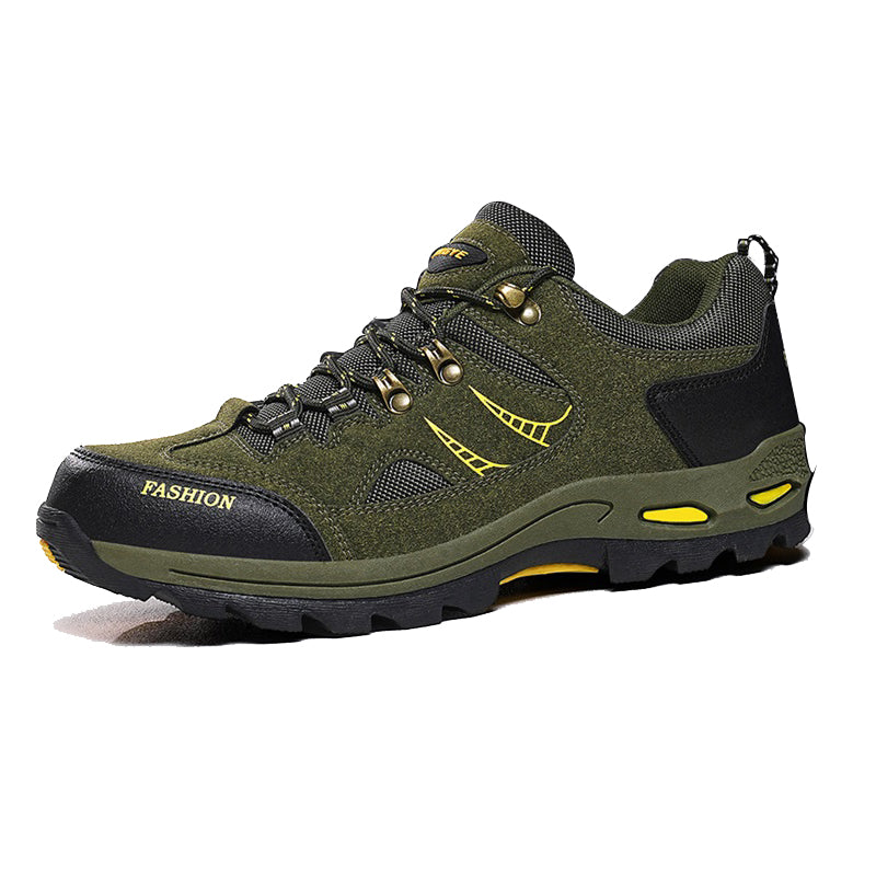 Men’s Wide Fit Supportive Hiking & Work Shoes – Pain-Relief Cushioning