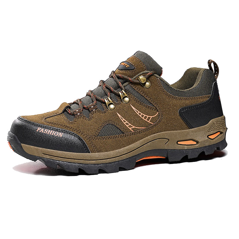 Men’s Wide Fit Supportive Hiking & Work Shoes – Pain-Relief Cushioning