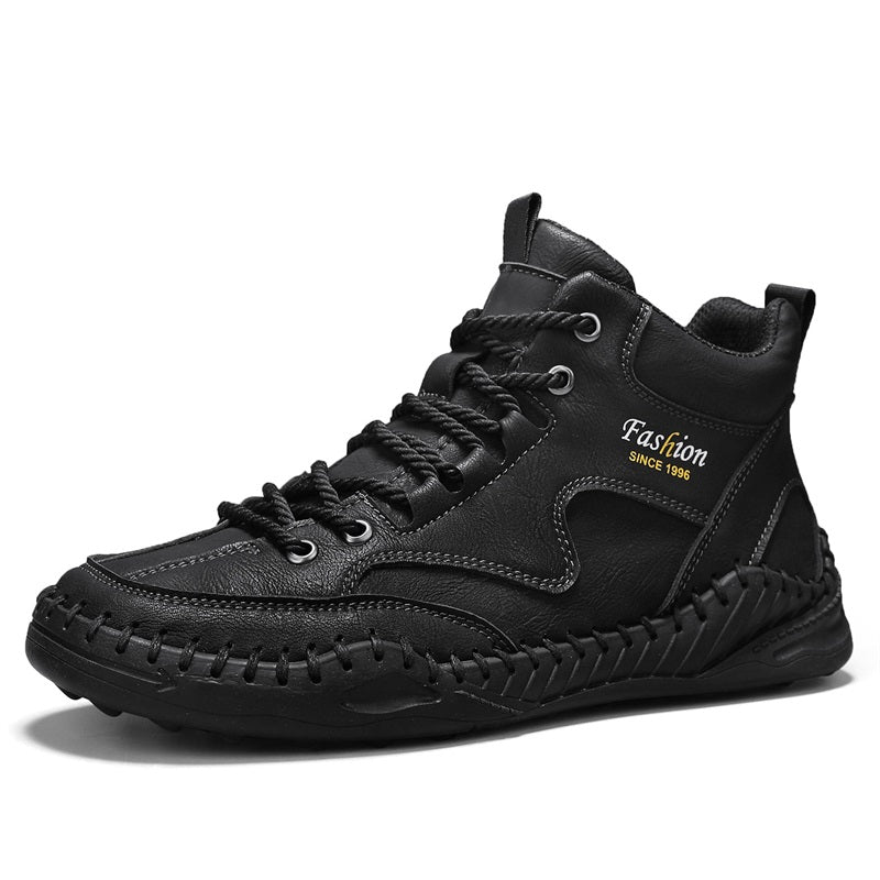 Men’s Non-Slip Hiking & Work Shoes, Wide Fit, Arch Support, Cushioned,