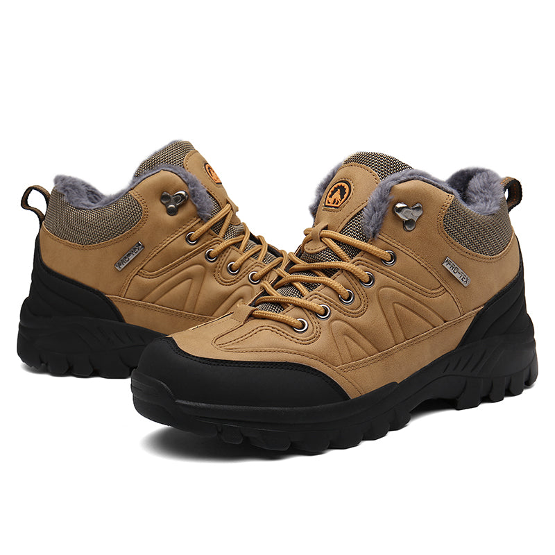 Men’s Non-Slip Hiking & Work Shoes, Wide Fit, Arch Support, Cushioned, Waterproof