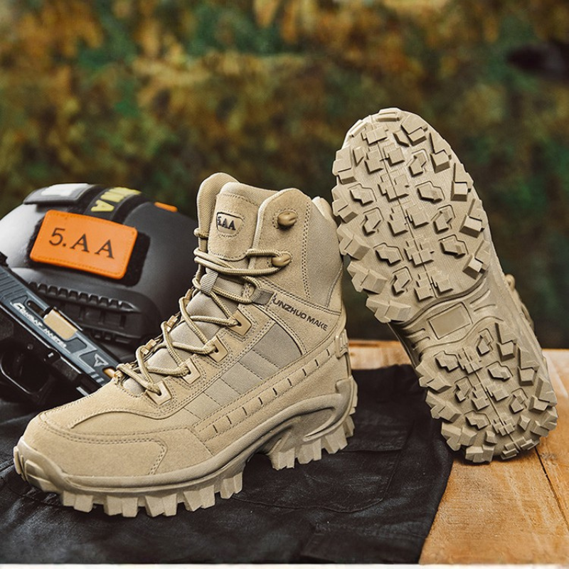 SCSluxe®️ Mens Orthopedic Support Anti-Puncture Work Boots Waterproof Anti-Sprain Hiking Boots(🎁Free Socks + Free Shipping Today🧦)