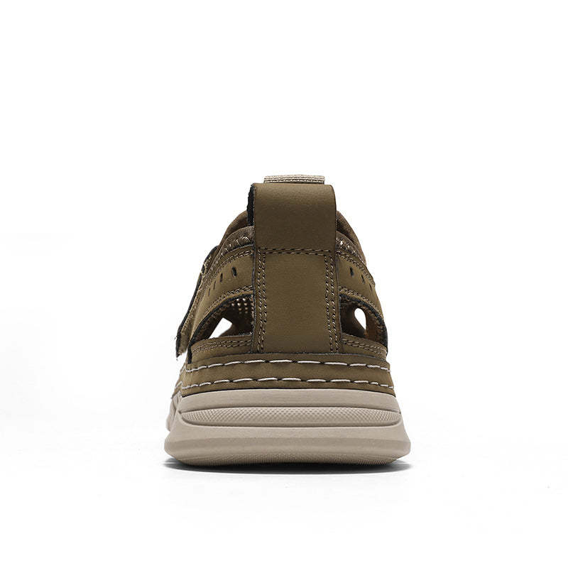 (⏳49% OFF)Men's Mesh Fisherman Sandals – Hook & Loop, Non-Slip for Wading & Fishing