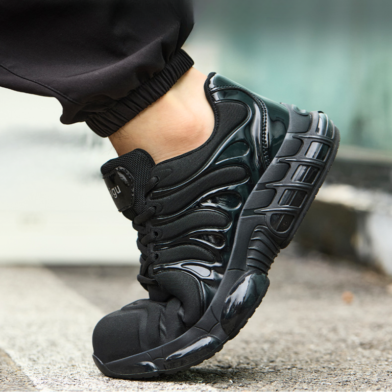 Lightweight Steel Toe Shoes for Men & Women &ndash; Puncture Proof Work Sneakers with Kevlar Midsole, Slip Resistant Safety Composite Toe