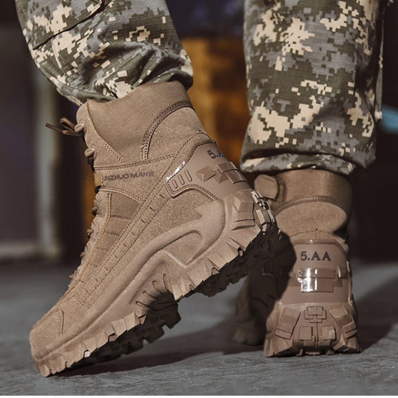 SCSluxe®️ Mens Orthopedic Support Anti-Puncture Work Boots Waterproof Anti-Sprain Hiking Boots(🎁Free Socks + Free Shipping Today🧦)