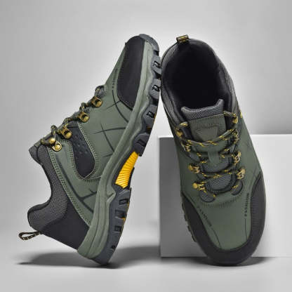 (💥NOW ON: 49% OFF Sale!🔥) Latest Men's Genuine Leather Non-Slip Waterproof Outdoor Hiking Shoes
