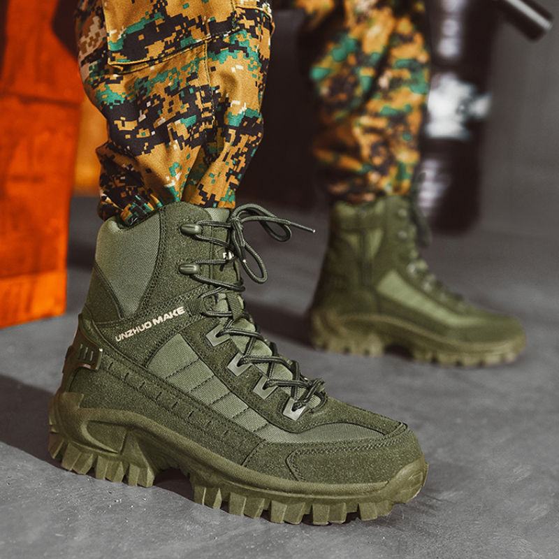 SCSluxe®️ Mens Orthopedic Support Anti-Puncture Work Boots Waterproof Anti-Sprain Hiking Boots(🎁Free Socks + Free Shipping Today🧦)