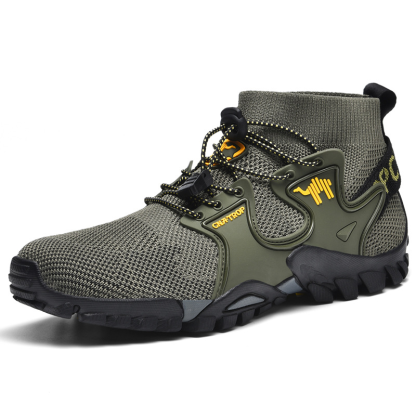 Men's Brand Hiking Shoes Outdoor Shoes Waterproof Non-slip Nnti-sprain