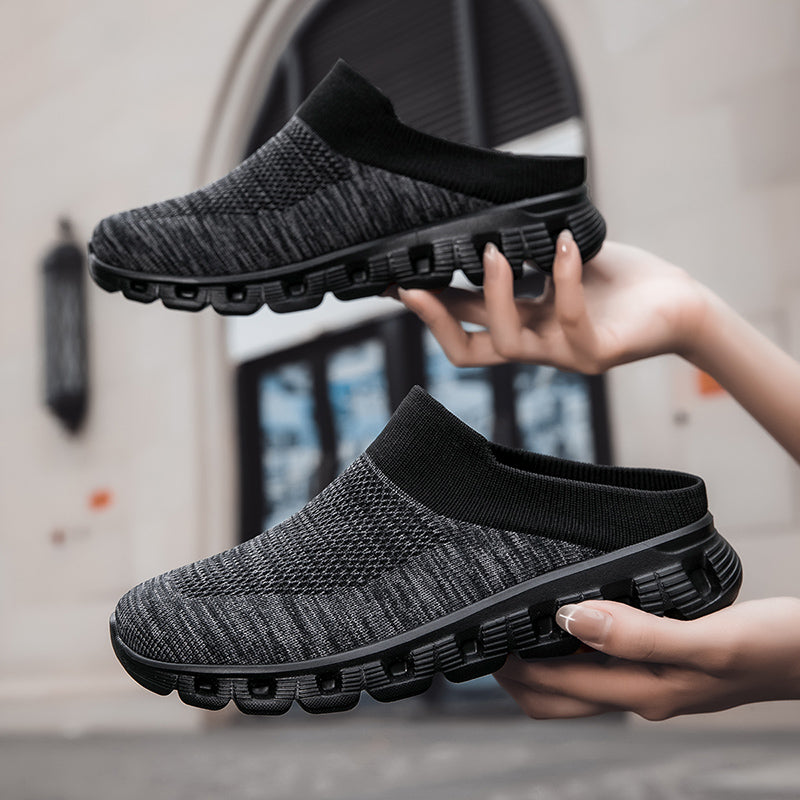 Men’s Recovery Slippers – Ultra Comfortable with Soft Cushioning, Arch Support, Non-Slip Sole, and Breathable Materials for Enhanced Comfort and Foot Health-SCSLUXE