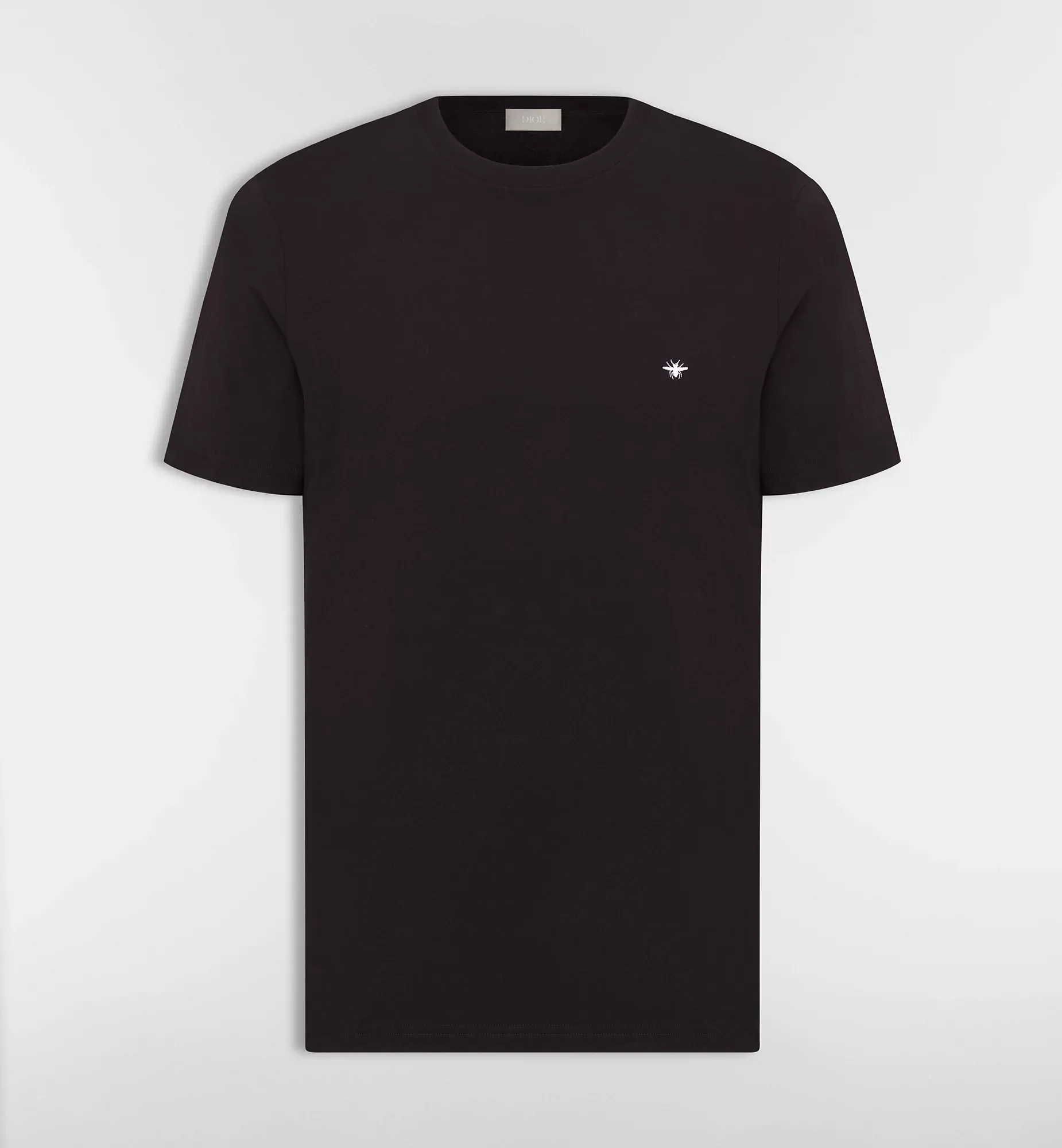 Minimalist Bee Embroidered T-Shirt – Casual Cotton Tee