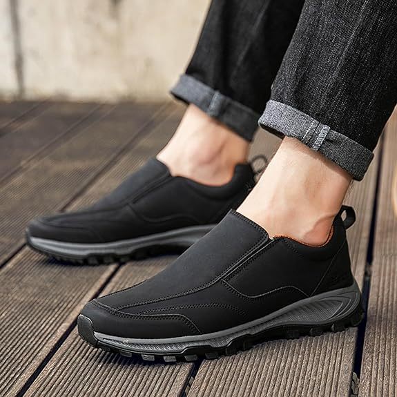 Men's Genuine Leather Breathable And Comfortable Orthopedic Outdoor Sneakers