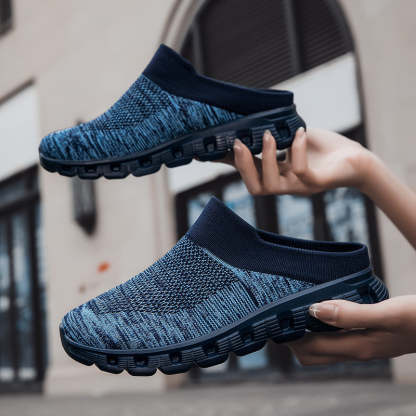 Men’s Recovery Slippers – Ultra Comfortable with Soft Cushioning, Arch Support, Non-Slip Sole, and Breathable Materials for Enhanced Comfort and Foot Health-SCSLUXE
