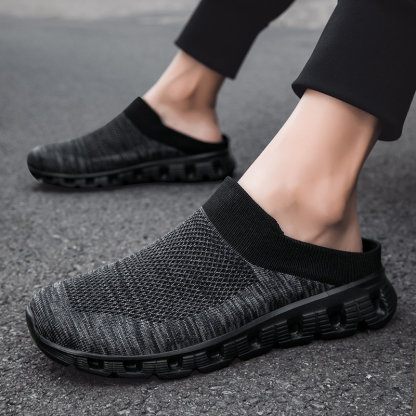Men’s Recovery Slippers – Ultra Comfortable with Soft Cushioning, Arch Support, Non-Slip Sole, and Breathable Materials for Enhanced Comfort and Foot Health-SCSLUXE