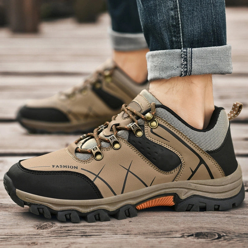 (💥NOW ON: 49% OFF Sale!🔥) Latest Men's Genuine Leather Non-Slip Waterproof Outdoor Hiking Shoes