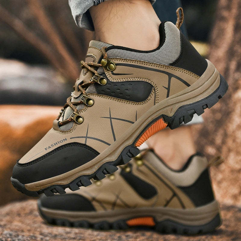 (💥NOW ON: 49% OFF Sale!🔥) Latest Men's Genuine Leather Non-Slip Waterproof Outdoor Hiking Shoes