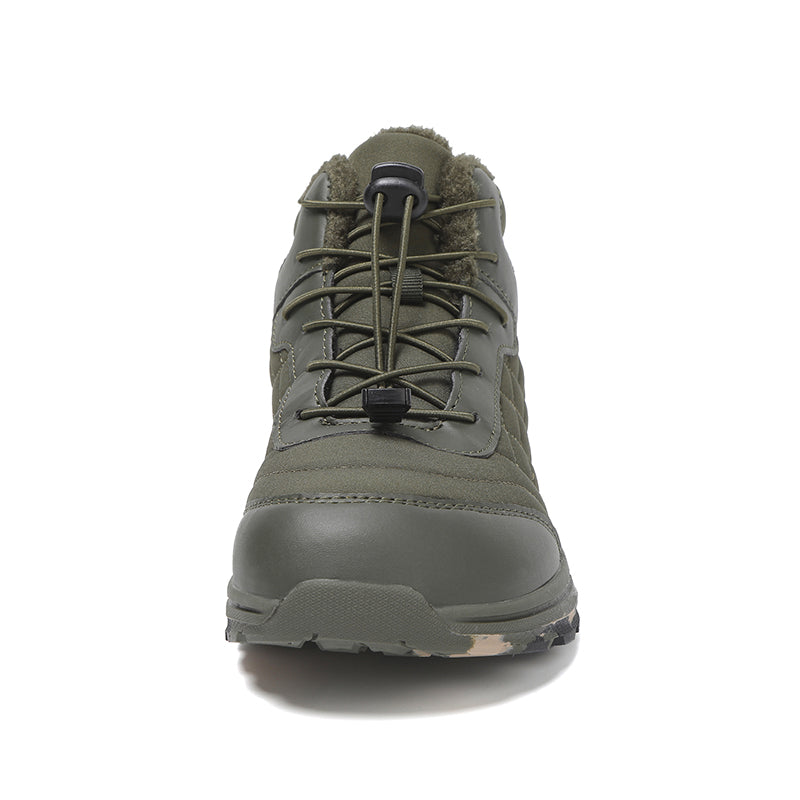 Men Combat Boots Waterproof Non-Slip Hiking Boots Anti-Puncture Anti-Sprain Work Boots